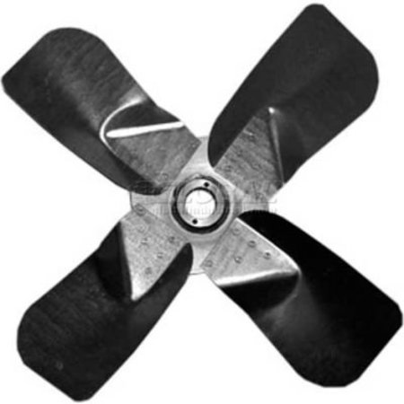 LAU Heavy Duty Four Wing Fan Blade, Galvanized Steel Props, 28" Dia., CW, 27¬∞ Pitch 4LC2827CW